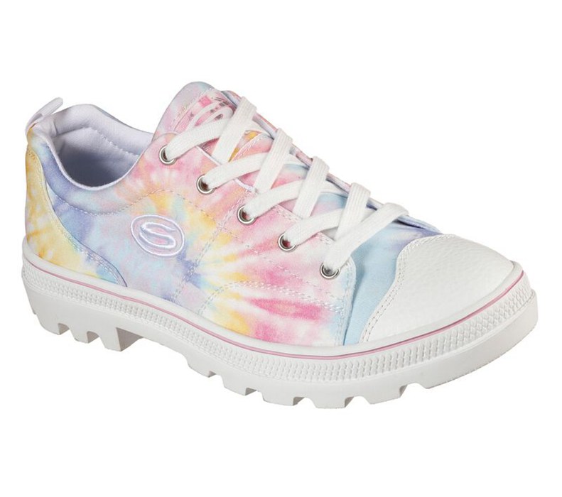 Skechers Roadies - Berkeley Blocks - Womens Sneakers White/Multicolor [AU-IB7571]